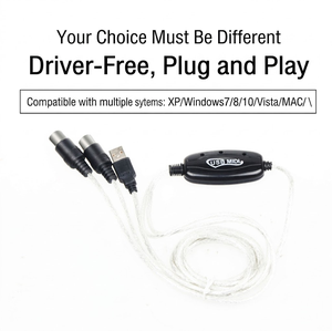 Cable <span class=keywords><strong>Convertidor</strong></span> <span class=keywords><strong>de</strong></span> <span class=keywords><strong>Audio</strong></span> USB <span class=keywords><strong>a</strong></span> <span class=keywords><strong>MIDI</strong></span>, Adaptador <span class=keywords><strong>MIDI</strong></span> DIN <span class=keywords><strong>de</strong></span> 5 Pines <span class=keywords><strong>de</strong></span> 1.8M para Teclado, Piano, Sintetizador, Plug and Play para PC y Mac - Product Image 5