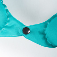 Ensemble de trois oreillers gonflables en U pour le cou, essentiels pour les voyages en avion, en velours, cadeaux d'affaires et promotionnels