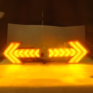 वाटरप्रूफ चीन ट्रैफिक चेतावनी उत्पाद दिशात्मक तीर लाइटबार r65 ट्रैफिक संकेत संकेत के साथ तीर दिशा सूचक - Product Image 1