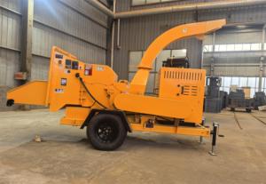 เครื่องย่อยไม้ขนาดใหญ่ 75 แรงม้า เครื่องบดตอไม้ เครื่องยนต์ดีเซล - Product Image 4