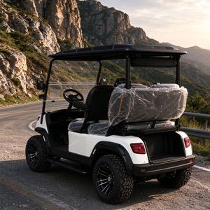 Voiturette de golf 4 places tout-terrain électrique avec suspension haute performance - Product Image 1