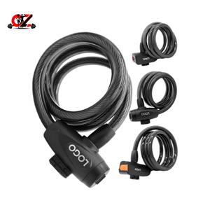 Waterproof Outdoor Cycling Bike <b>Lock</b> Zinc Alloy Steel <b>Cable</b> Security <b>Lock</b> - Product Image 5