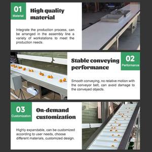 Food-Grade Industrial Automated <span class=keywords><strong>Tripper</strong></span> Belt Transportador Pressão Zero Acumular Flat Tracking Technology Restaurante Belt Transportador - Product Image 5