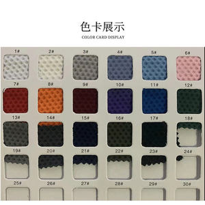 Vente en gros de tissu spandex polyester maille bulle épaissie 240g élastique à quatre côtés pantalon pull décontracté uni à séchage rapide - Product Image 5