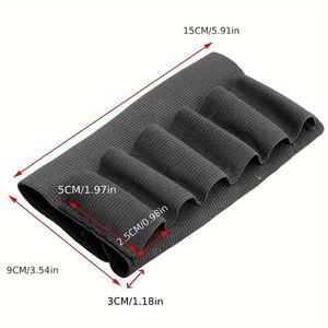 Lichtgewicht tactische 6+2-gats patroonhouder munitie rek <span class=keywords><strong>holster</strong></span> zwart 15*9*2cm - Product Image 2