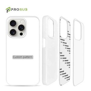 Carcasa Prosub de PC 2D para Sublimación para iPhone 15 Pro Max, Fundas de Teléfono en Blanco para Sublimar con Diseño Personalizado - Product Image 5