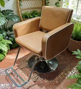 Fauteuil de salon de beauté professionnel moderne DM pour coiffeur, pivotant à 360°, fauteuil de coiffure, fauteuil de barbier, blanc, à vendre - Product Image 4