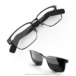 Gafas <span class=keywords><strong>de</strong></span> sol magnéticas extraíbles con lentes negras con protección UV Micrófono incorporado Altavoces Control táctil <span class=keywords><strong>Asistente</strong></span> <span class=keywords><strong>de</strong></span> <span class=keywords><strong>voz</strong></span> Material plástico - Product Image 1