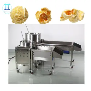 Industrial Caramel Popcorn Machine / corn popping machine with production line