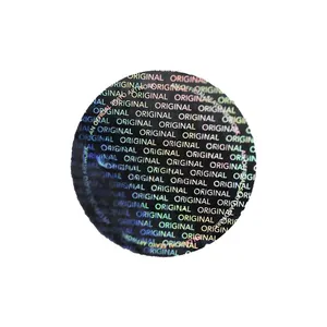 Étiquettes de filigrane de sécurité inviolables à hologramme 3D superpositions d'autocollants d'identification étiquette d'autocollant d'hologramme vide de sécurité à gratter