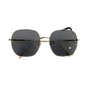 Lunettes de soleil unisexes G Brand, monture carrée en métal doré, verres PC UV400, type 3, pour tenues mode, conduite et voyage - Product Image 2