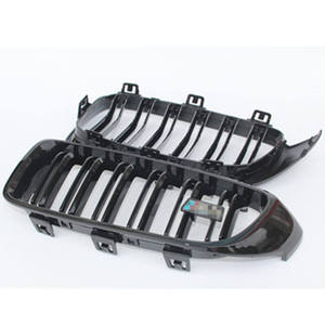 Car Kidney for 2 3 4 5 7 8 Single Line Slats Mesh Front Bumper Grille - Product Image 3