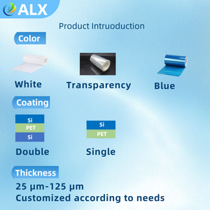 PCB/FPC Presleme Yumuşak Düşük Silikonlu PET Şeffaf Premium Kalite Ayırıcı Film (Ekran Koruyucular ve Tüketici Elektroniği için) - Product Image 2