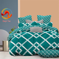 Vente en gros ensemble de literie en microfibre draps de lit queen drat de lit ensemble de collection de literie de luxe