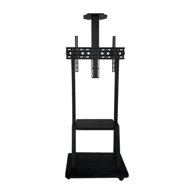 Mobile TV Wall Mount Height Adjustment TV Cart TV Brackets Trolly Stand for 32"-75" Professional Full Motion