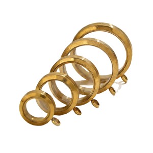 D568 Ciondolo Fai da Te in Acciaio Inossidabile con PVD Oro 18k, Scatola Portafoto con Coperchio in Vetro e Combinazione a Spirale, Scatola Tangka per Cinabro - Product Image 5