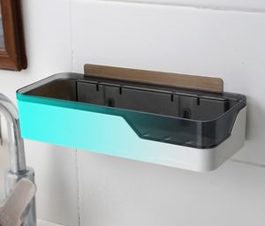 CF BS61 2 niveaux Design moderne mural ABS caddie de douche étagère en plastique amical ensemble d'accessoires de salle de bain organisateur de salle de bain - Product Image 6