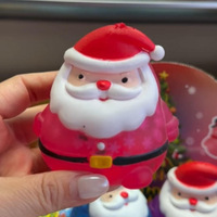 En stock : Squishy Père Noël en maltose, jouet anti-stress à récupération lente, coffret cadeau de Noël et boîte surprise