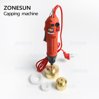 ZONESUN ZS-XG600 Machine de capsulage électrique portable, machine à vissage de bouchons, machine de scellage électrique de bouchons