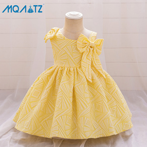 <span class=keywords><strong>Robe</strong></span> d'été douce à fleurs pour bébés filles MQATZ avec paillettes, respirante, longueur genou, en maille, pour anniversaires et communions d'enfants L2251XZ - Product Image 4