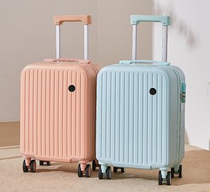 Mini <span class=keywords><strong>cabina</strong></span> Equipaje <span class=keywords><strong>de</strong></span> mano <span class=keywords><strong>Maleta</strong></span> portátil <span class=keywords><strong>de</strong></span> 18 pulgadas con portavasos y puerto <span class=keywords><strong>de</strong></span> carga USB con cremallera <span class=keywords><strong>Maleta</strong></span> para niños - Product Image 2