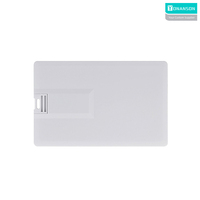 Memoria USB Personalizada con Logotipo, Tarjeta USB Económica de 128 MB a 256 GB, Memoria USB con Forma de Tarjeta de Crédito 2.0, Memoria USB Promocional para Empresas