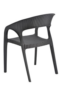 Accoudoir PP <span class=keywords><strong>Fauteuil</strong></span> <span class=keywords><strong>Ergonomique</strong></span> Confort Design Empilable pour Restaurant Bureau Chaise de Salle à Manger en Plastique - Product Image 6
