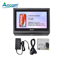 Escáner de código de barras Android 2D de Windows de 11,6 pulgadas OCOM, comprobador de precios montado en la pared con Poe para pasaporte de aeropuerto de supermercado