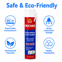 MUCHAO 300ml A21 Mastic Polyuréthane Écologique Formule Professionnelle Usage Construction Monocomposant Haute et Basse Température