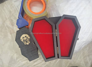 Caja de Madera Maciza Hecha a Mano en China, Forma de Ataúd, Estilo Vintage Antiguo, Efecto Quemado, Tamaño Personalizado, Precio de Fábrica, Calidad Profesional al por Mayor - Product Image 6