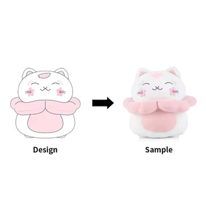 Customizable <b>Plush</b> Toys Cute Pillow PP Cotton <b>Plush</b> Doll Bedside Pillow Pad Custom logo Packaging Label Hanging Tag - Product Image 1