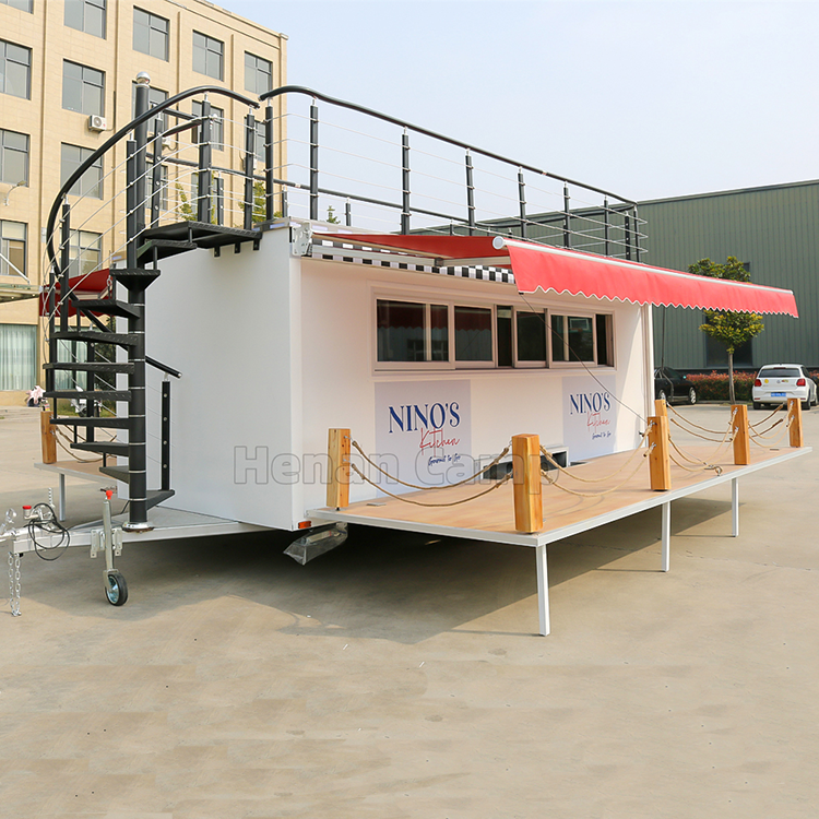 40ft Shipping Container Commercial Food Trailers