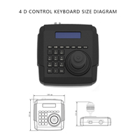 Controlador IP PTZ al por Mayor, Teclado de Red con Pantalla LCD para Cámaras IP Domo PTZ de Alta Velocidad