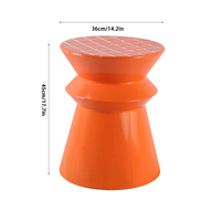 Table d'appoint moderne en métal avec finition brillante, personnalisable BSCI OEM ODM, pour salon, café, chambre à coucher, décoration d'angle