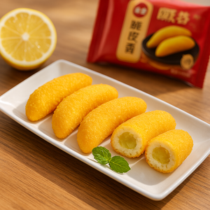 סנקוואן בננה בריאה, פריכה מבחוץ רכה מבפנים, קינוח קפוא מטוגן עמוק למסעדות ולילדים, 300 גרם באריזה - Product Image 5