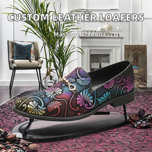 Mocasines de PU Personalizados al por Mayor para Hombre, Zapatos Casuales de Boda para Toda Temporada, Tallas 38-46 - Product Image 2