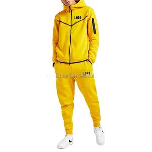 メンズスポーツウェアカスタマイズ秋スウェットメンズツーピースジョギングスーツメーカー卸売 - Product Image 1