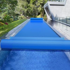 Cubierta Solar Rectangular <span class=keywords><strong>para</strong></span> Piscina <span class=keywords><strong>de</strong></span> 40 x 20 pies, <span class=keywords><strong>Manta</strong></span> Solar Azul <span class=keywords><strong>de</strong></span> 16 Mil <span class=keywords><strong>para</strong></span> <span class=keywords><strong>Piscinas</strong></span> Elevadas y Enterradas, con Enrolladores - Product Image 6