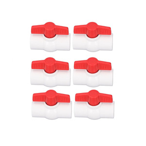 Vanne de contrôle de débit en spirale personnalisée et kit de raccord rapide pour conduites d'eau/gaz vanne à boisseau sphérique PVC - Product Image 1