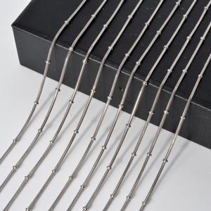 Joyería Hiphop al por Mayor, Collar de Acero Inoxidable con Eslabones Dorados, Cadena de Serpiente, Cadena de Cuerda para Hombres y Mujeres - Product Image 6