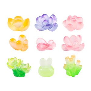 Plantas suculentas en maceta creativas luminosas, decoraciones <span class=keywords><strong>de</strong></span> bricolaje, jarrón, accesorios para macetas, adornos <span class=keywords><strong>de</strong></span> micropaisaje - Product Image 5