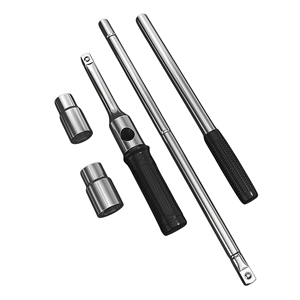 Jeu de clés à douille croisées pour réparation automobile, kit d'outils robuste, clé à écrous de roue, clé à pneus en acier Cr-V, clé à pneus en L pour économie d'effort - Product Image 2