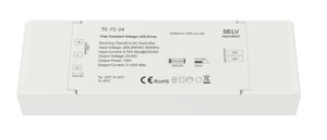 <span class=keywords><strong>TE</strong></span>-75-24/12 75W 12/24VDC CV Alimentation Triac CA à intensité variable par bord croissant et bord descendant pour LED avec télécommande - Product Image 5