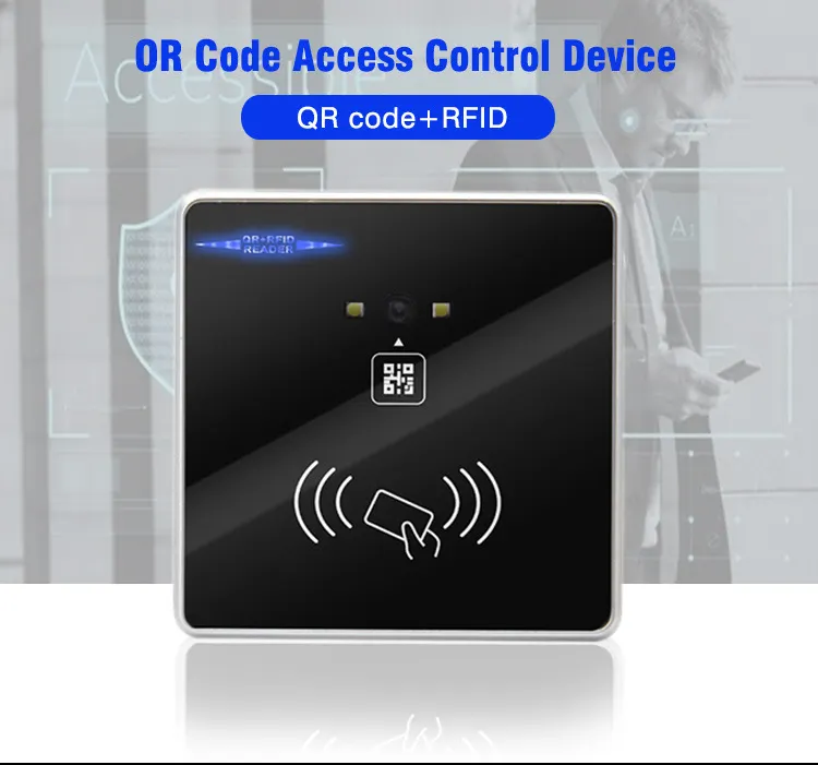 1D 2D RFID QR Code Reader With USB/WG/RS232 Interface NFC Barcode Reader For Access Control