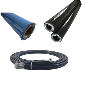 Good price SAE100 R7 R8 DIN EN 853 1SN 2SN one or two layer braided high tensile steel wire thermoplastic hydraulic rubber hose