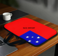 Sac pour ordinateur portable avec drapeau de Samoa, style patriotique, en polyester, étui pour ordinateur portable, sacoche, housse de voyage pour tablette
