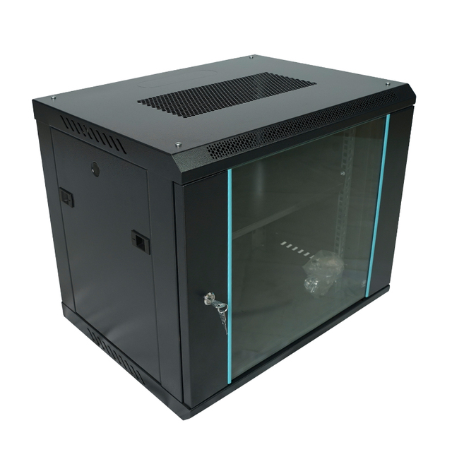 Customise Glass Door Net Door 12U Wall-mount Network Data Center Telecom Rack Server Cabinet