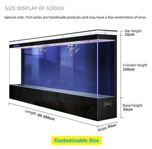 Usine Directe Personnalisé 320-1200L 84.5-317 Gallons Grand Verre Ultra Clair Filtration Automatique Aquariums Aquariums - Product Image 4