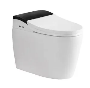 Bidê de banheiro jamban personalizado, banheiro elétrico de parede, peça única inteligente com assento de tampa quente