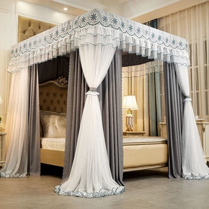 Anti-mosquito Net <strong>Rectangular</strong> <strong>Canopy</strong> Mosquito Net <strong>Bed</strong> <strong>Canopy</strong> - Product Image 2